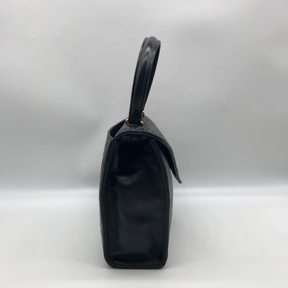 Bally Black Quilted Leather Top Handle Handbag - Picture 3 of 11